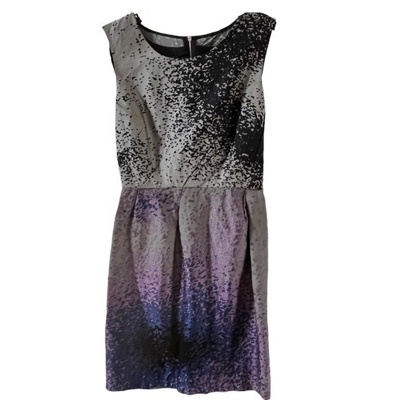 Narciso Rodriguez Dresses & Skirts - Narciso Rodriguez Abstract Print Sheath Sleeveless Silk Dress 4